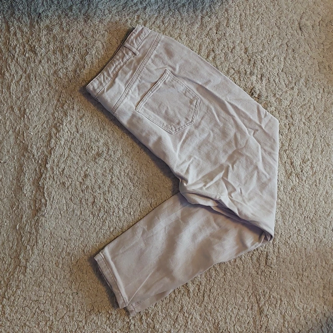 Högmidjade Jeans - Grå/Grålila - 90