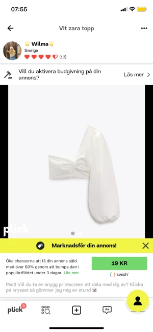 Zara topp - Alldrig använd 