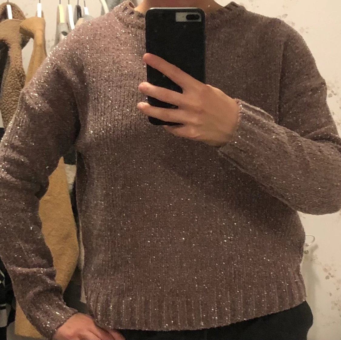 Jacqueline de Yong stickadtröja M - 90