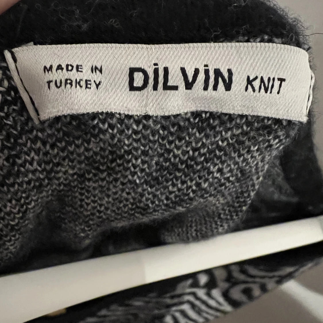 Croppad stickad tröja  - 90