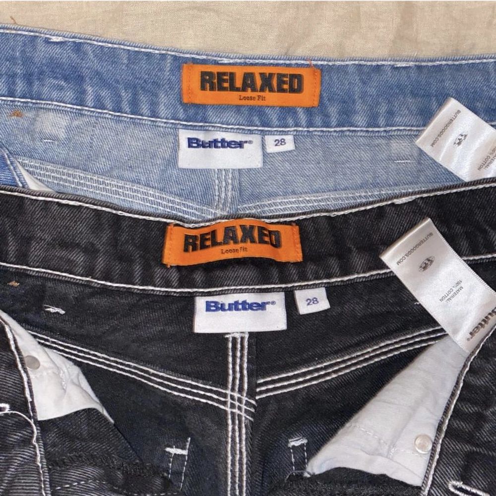 MultifärgadeButter jeans Butter Plick Second Hand