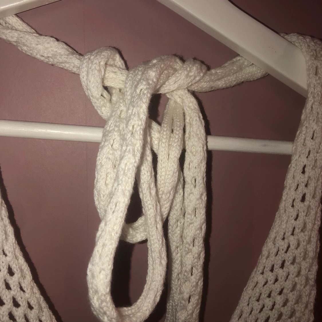 Vit virkad topp - 91