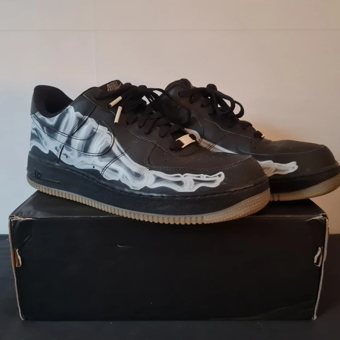 Nike Air Force 1 Low Black Skeleton - 90