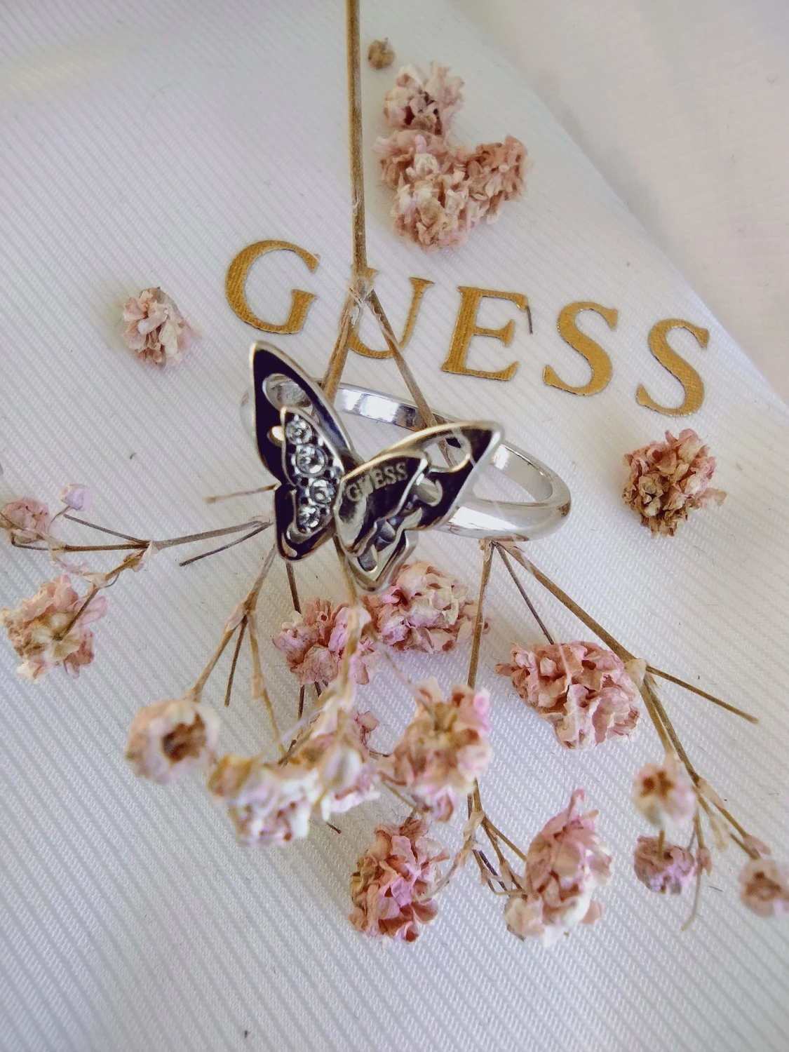 Guess Fly Away, Swarovski kristal, ring st.56