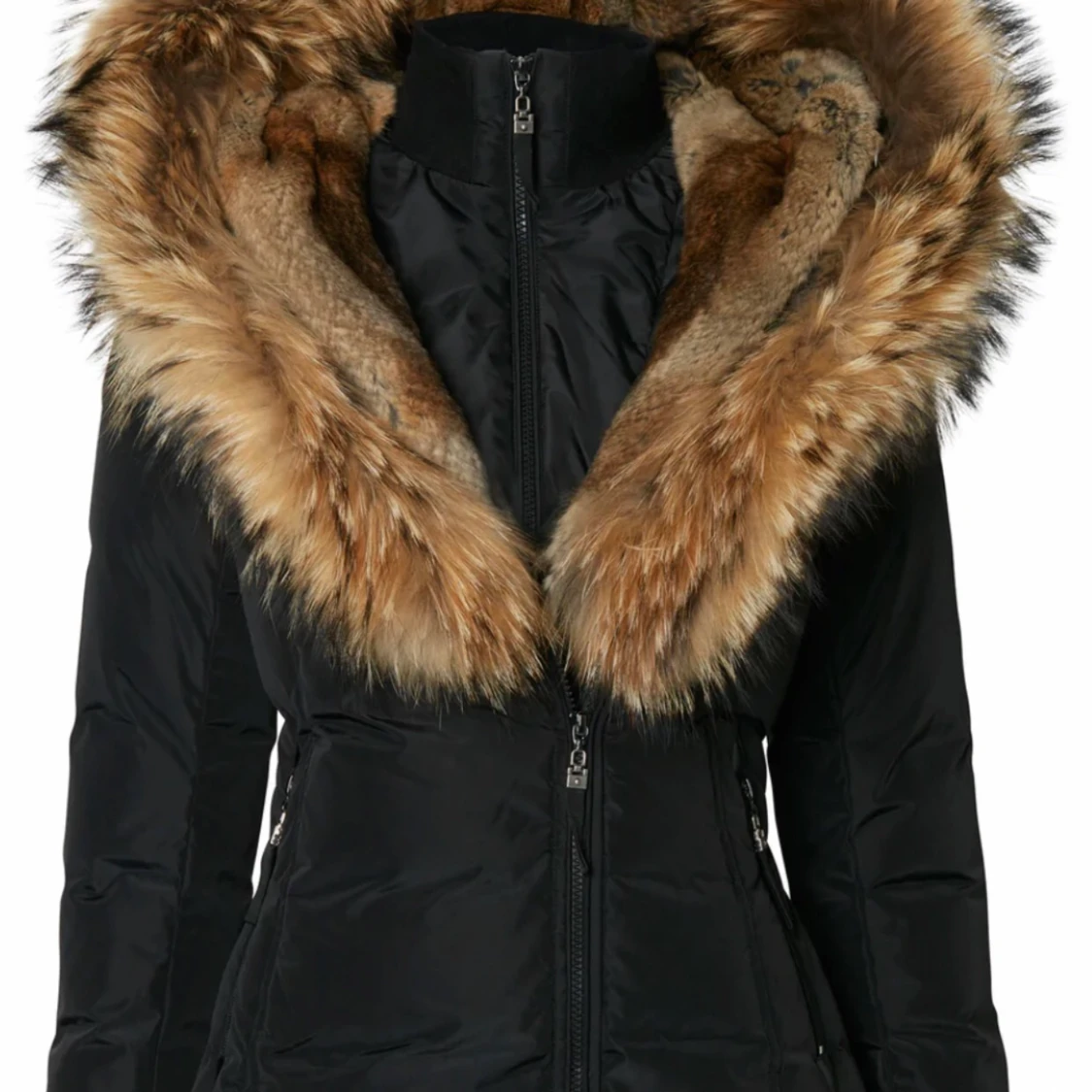 Vinter Jacka äkta päls 