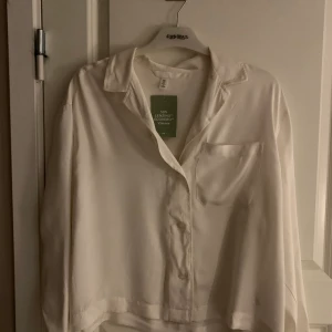 Silkes skjorta  - Säljer denna superfina silkes skjorta från hm då den tyvärr aldrig kommit till användning. Helt ny med lappar kvar. 