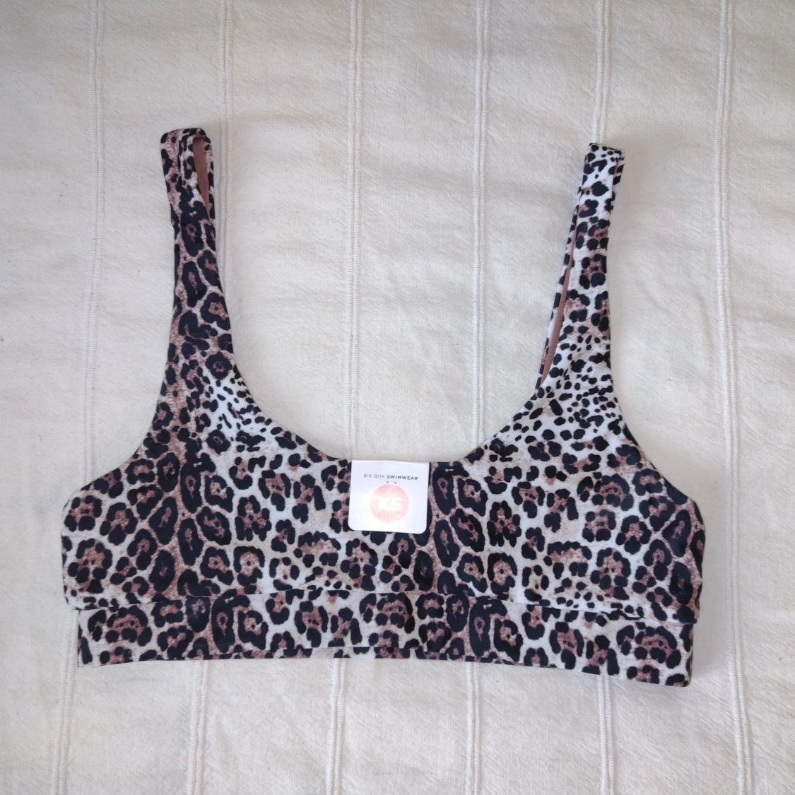 Oanvänd bikinitopp/bikiniöverdel - Bik Bok Ibiza Leopard  - 90