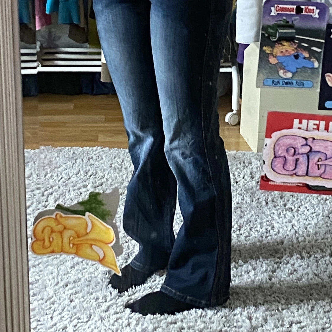midwaisted bootcut - 91