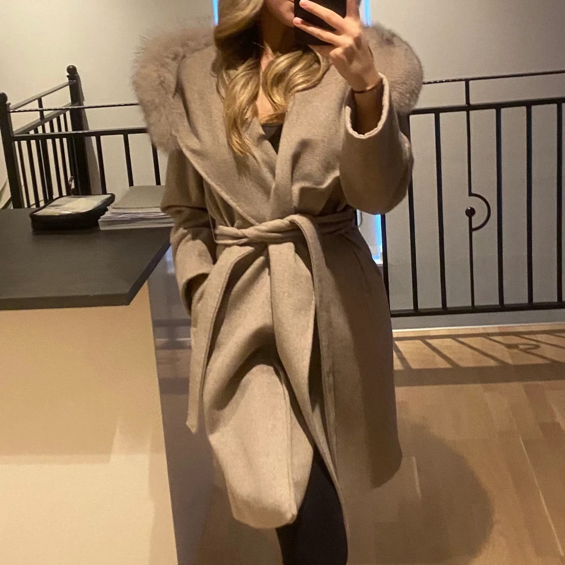 Kappa med äkta päls