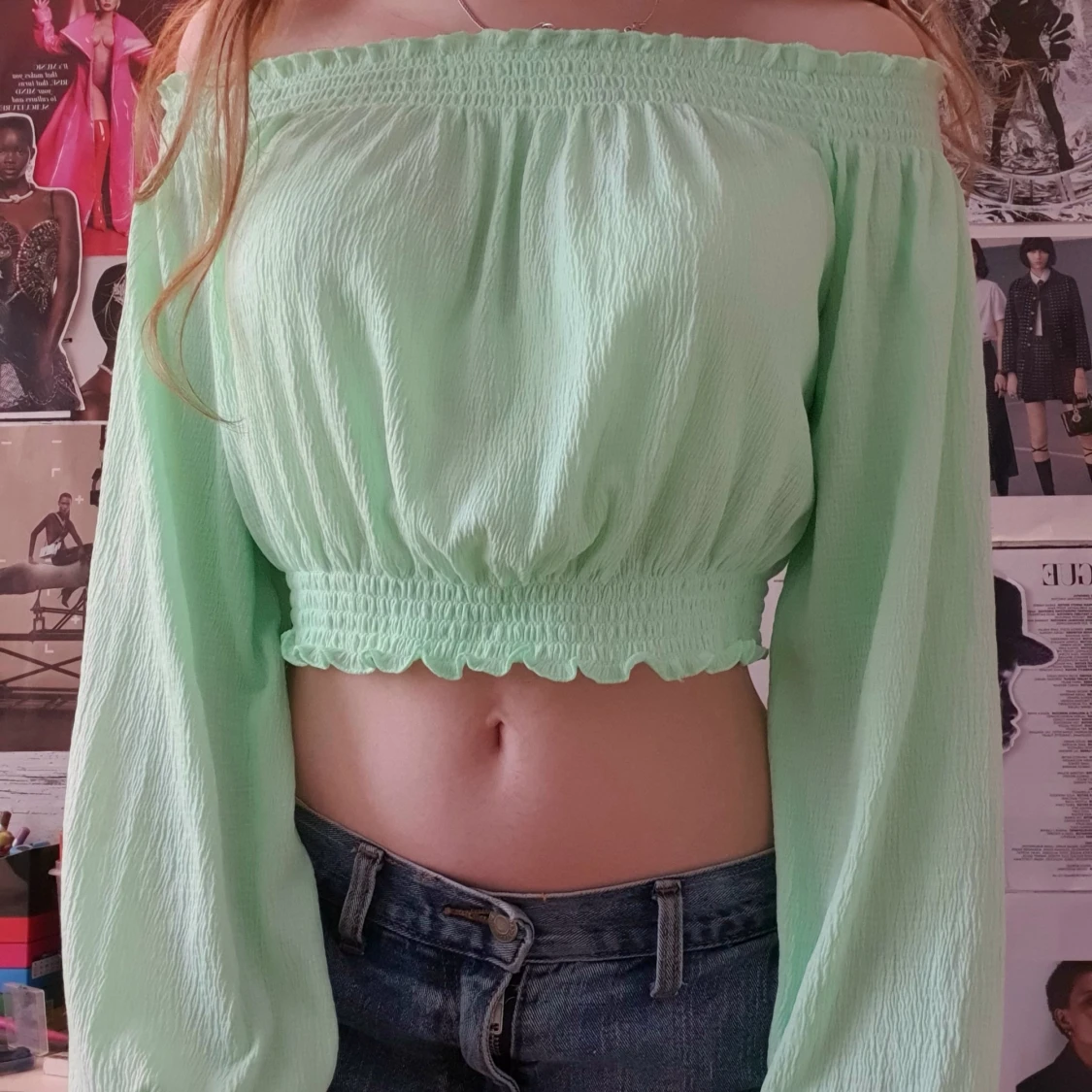 Mint topp från H&M