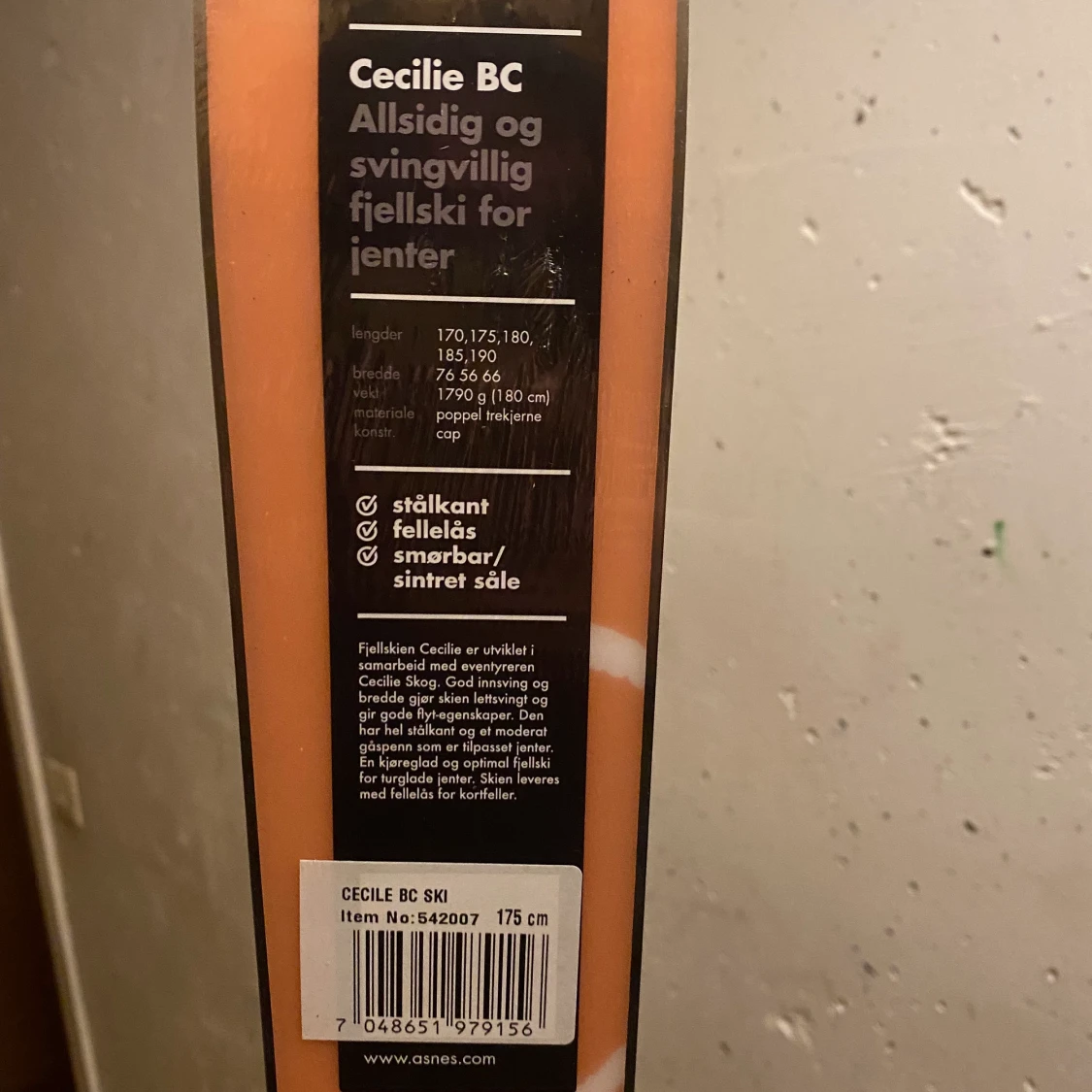 CECILIE BC SKI VAX - Turskidor