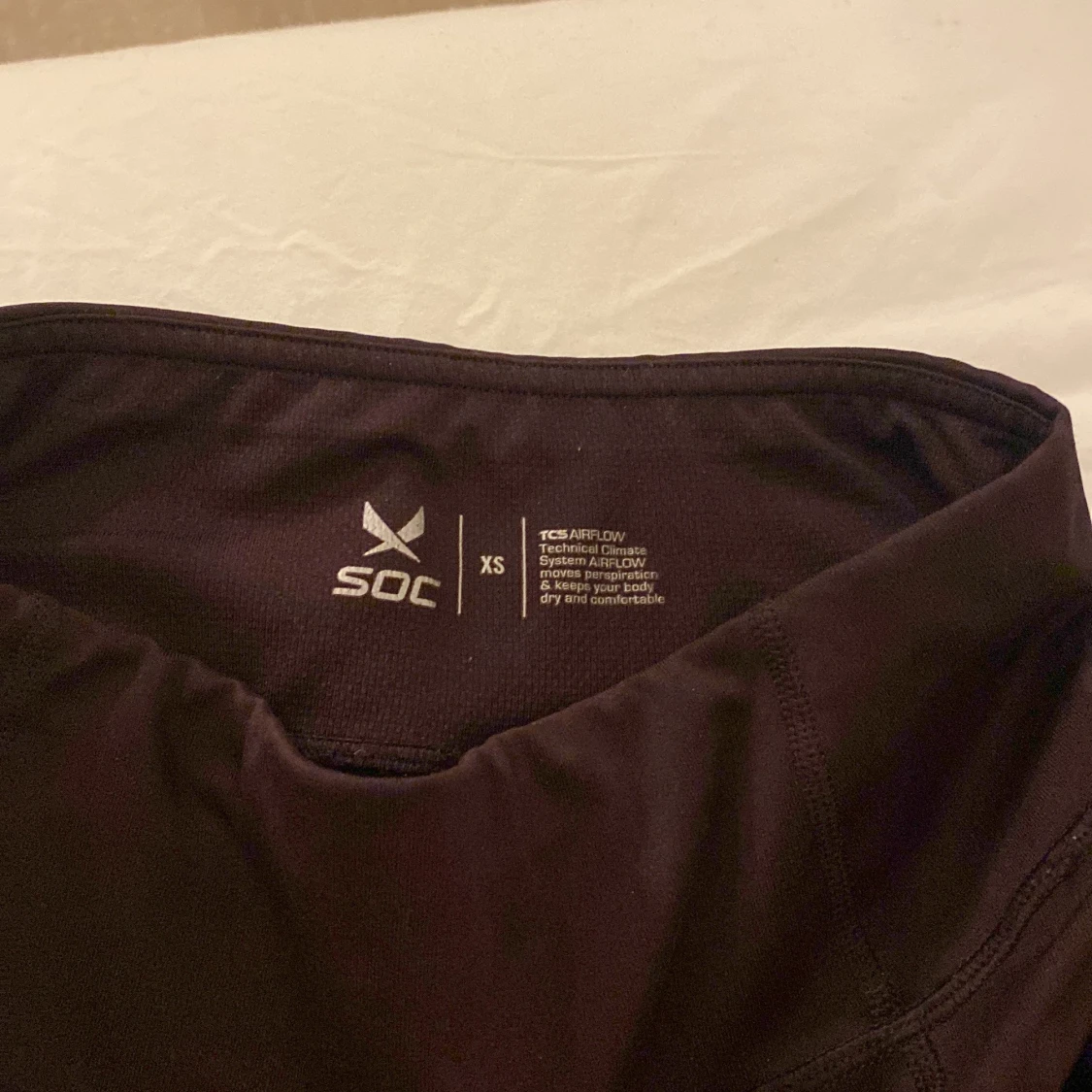 Träningsbyxor grå/burgundy - 90