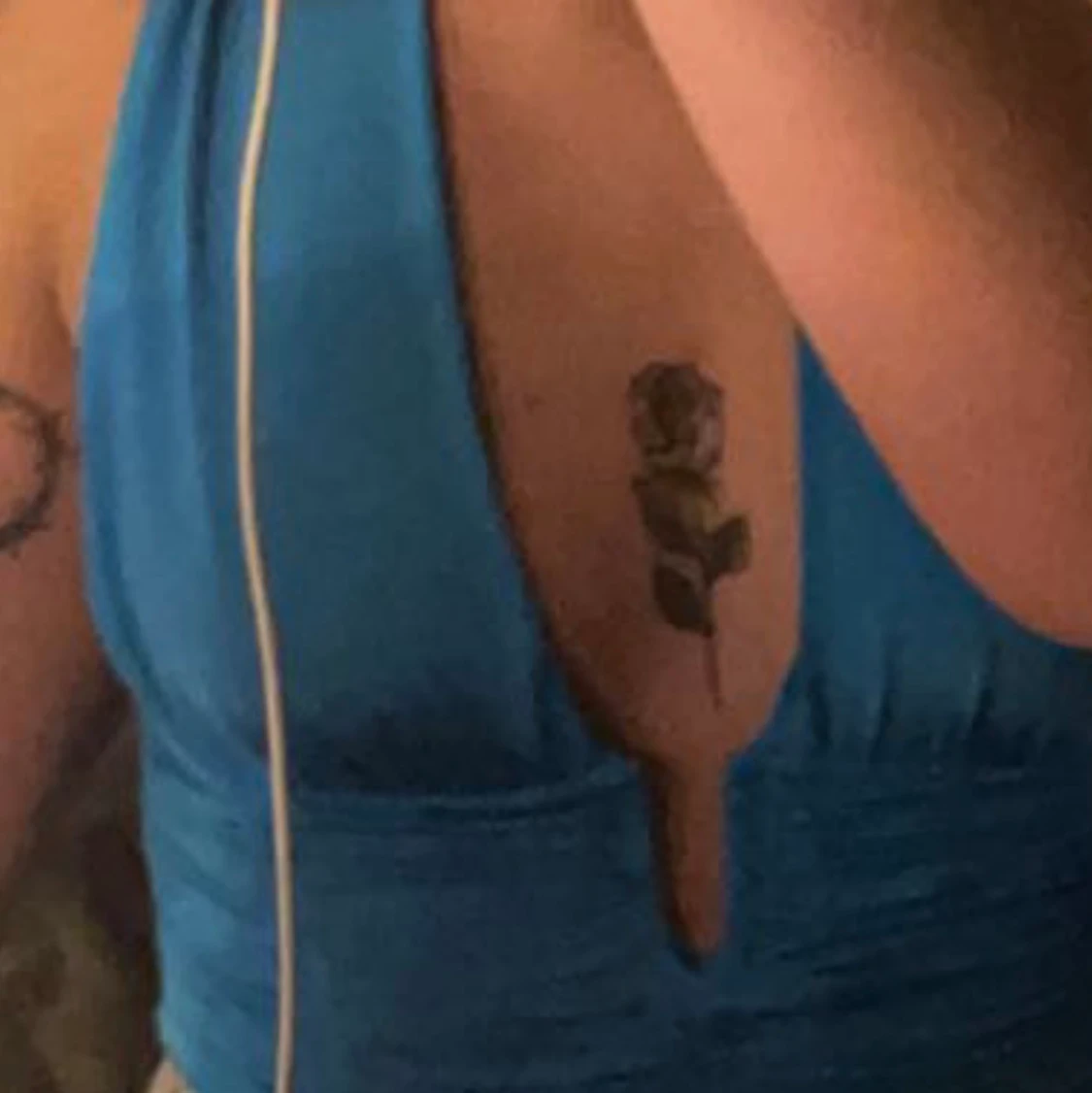 Blå Zara topp  - 90