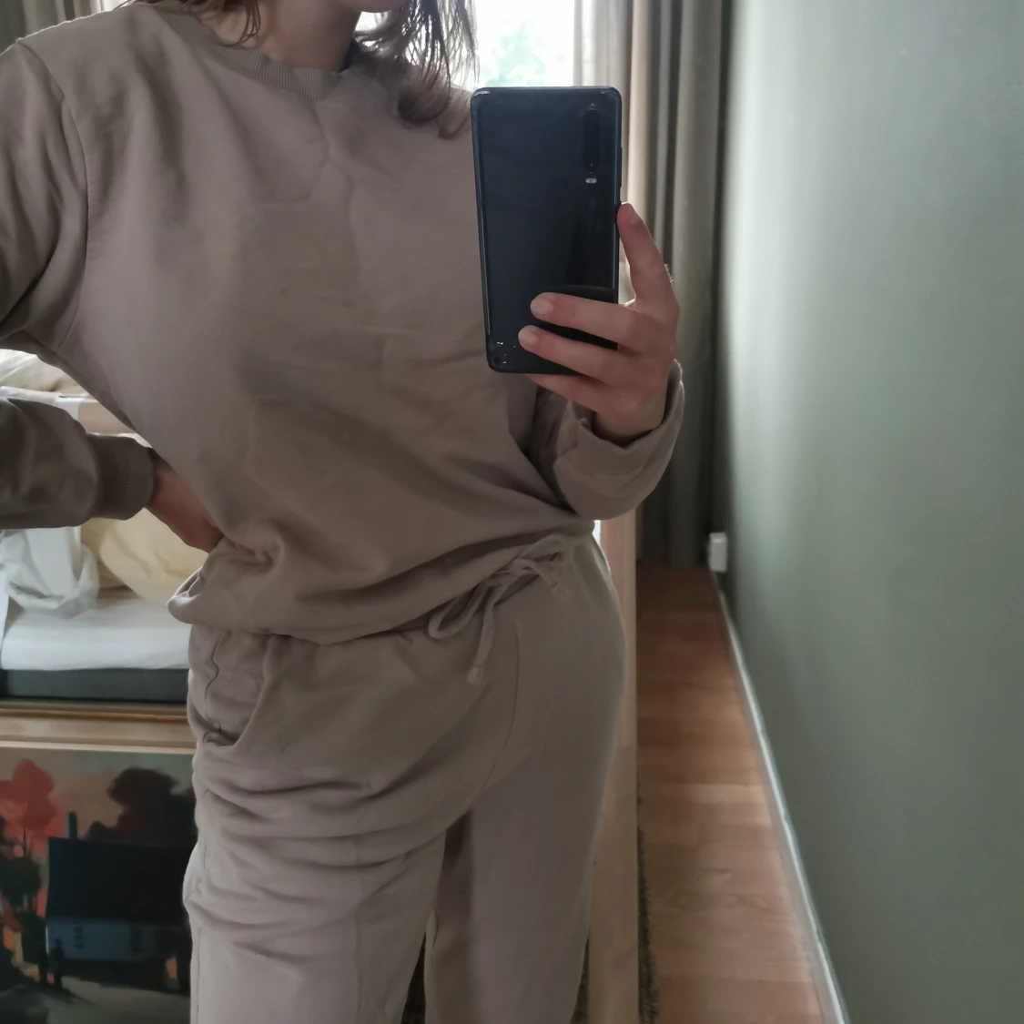 Beige mjukisset  - 90