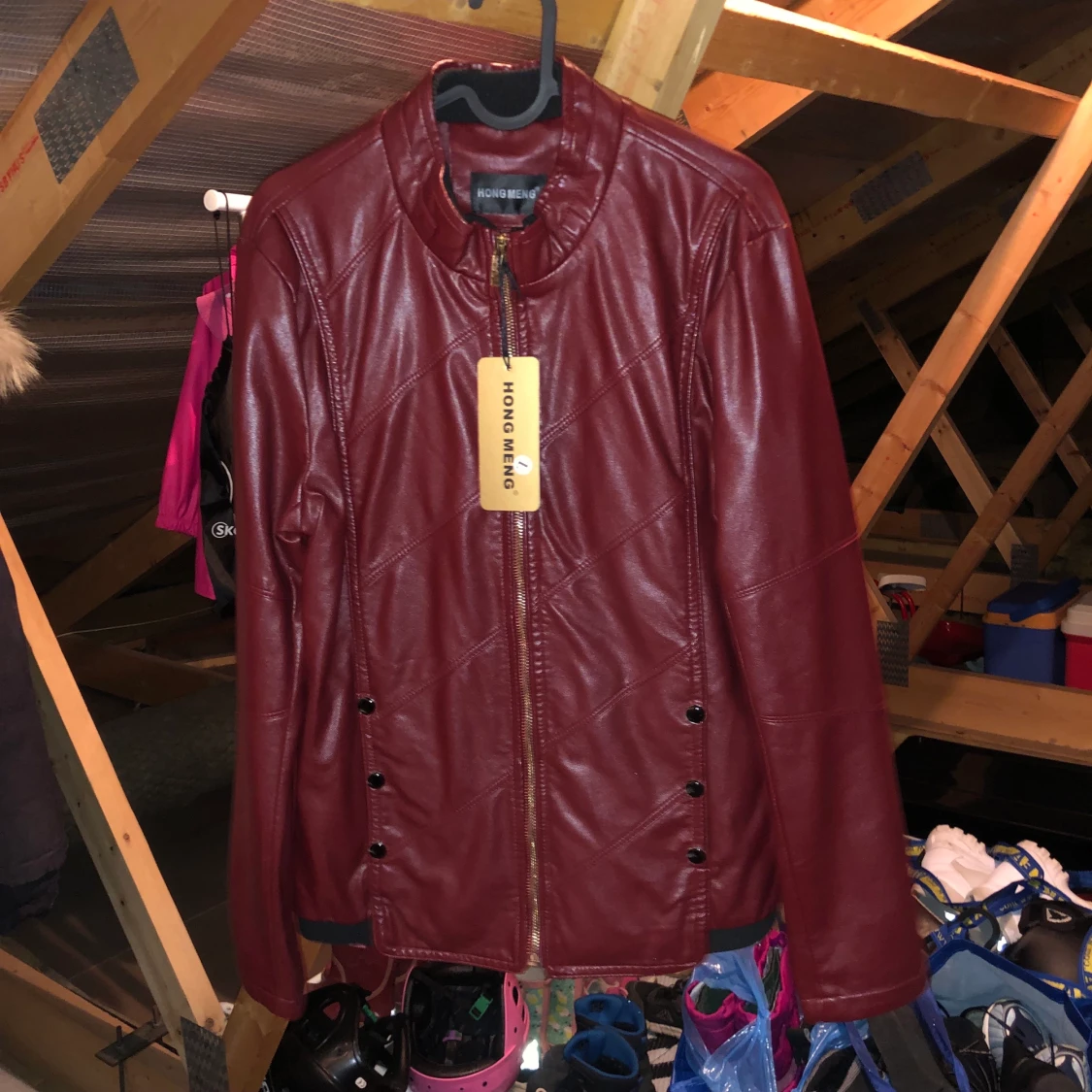 Helt ny skinnjacka