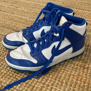 Nike dunk high - Säljer mina Nike dunk high game royal i storlek 45 för de har blivit för små på mig. Bra skick