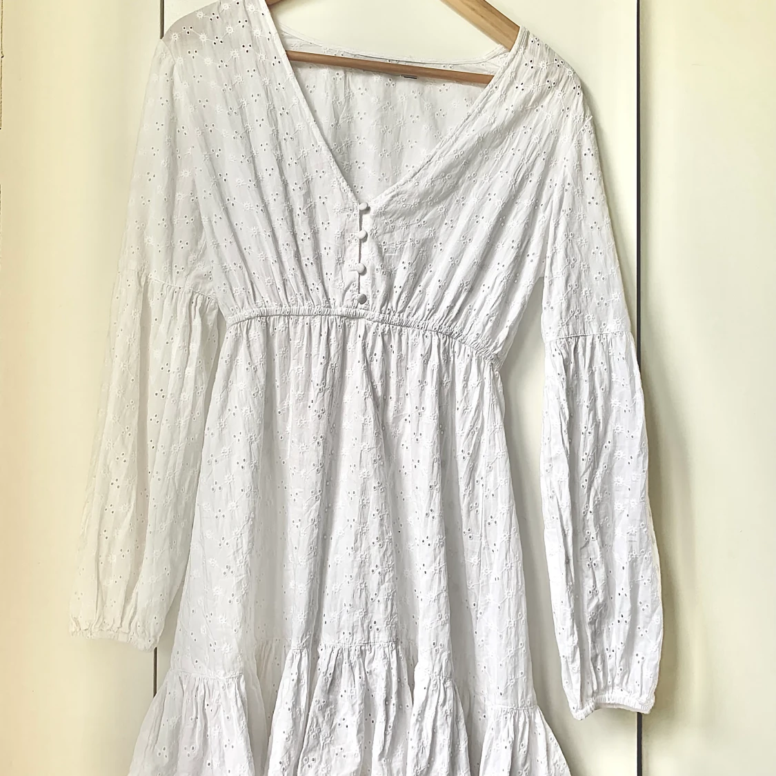 Vit sommarklänning  - 90