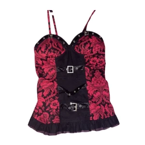 Punk topp - Stretch där bak och dragkedja på sidan 