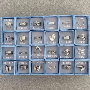 Ringar rostfritt stål  - RINGARNA FINNS ÄVEN I GULD🤍  Justerbara ringar i rostfritt stål💥 89kr/st💰 Ringbox ingår! @olympia.rings på Instagram💫 