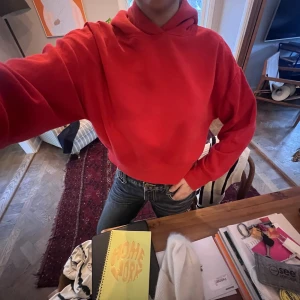 Röd hoodie - Röd hoodie från zara. Riktigt snygg! 