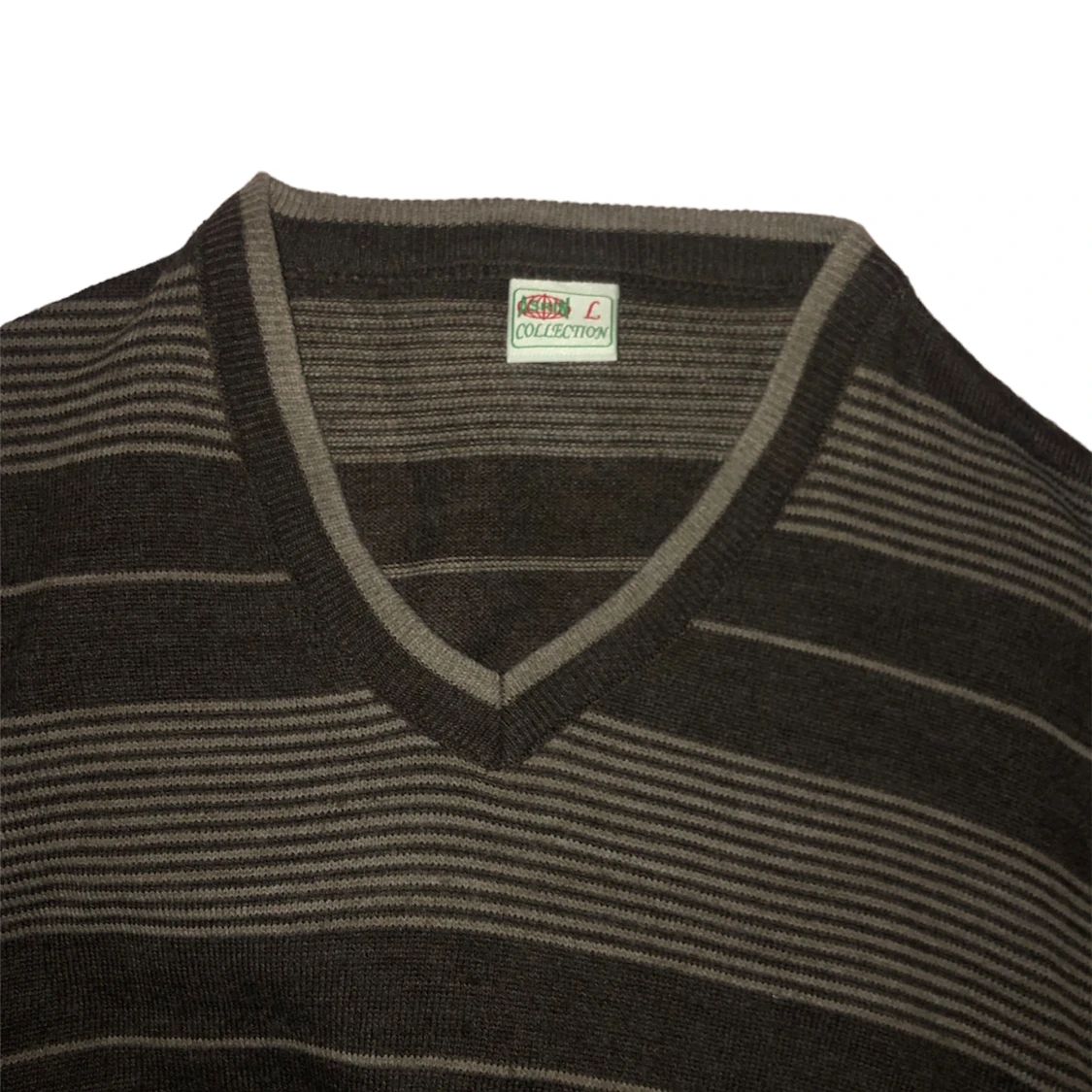 brun randig tröja - 90