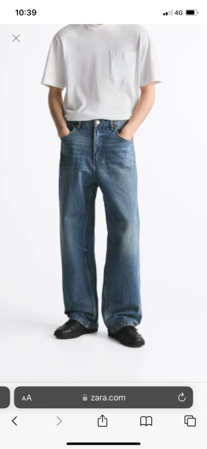 Zara baggy jeans - Helt nya i super bra skick. Knappt använda. Skriv för flera bilder. Köparen står för frakt 🚚 