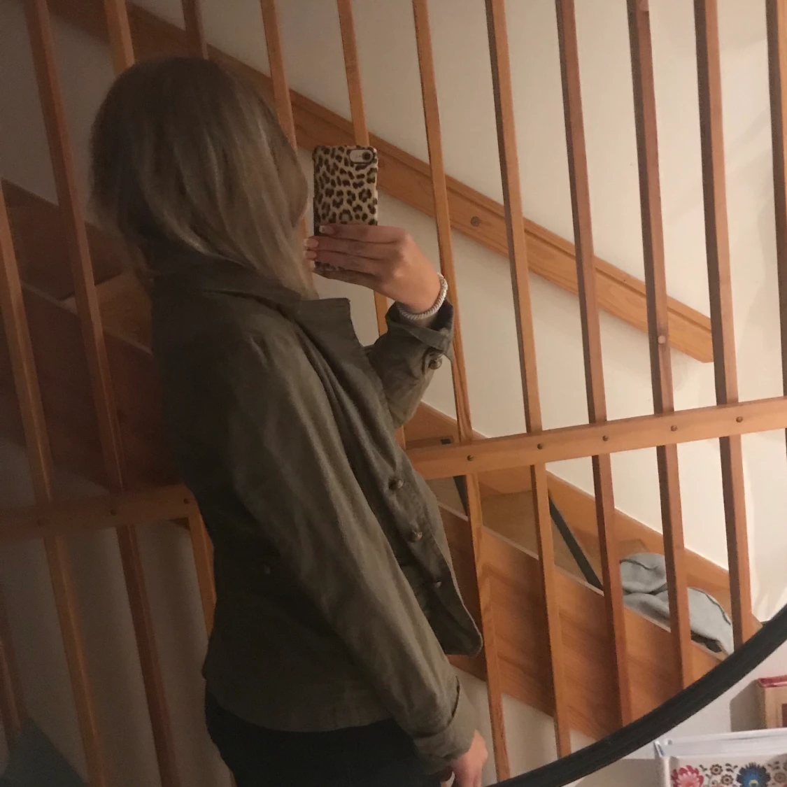 Grön jeansjacka  - 91