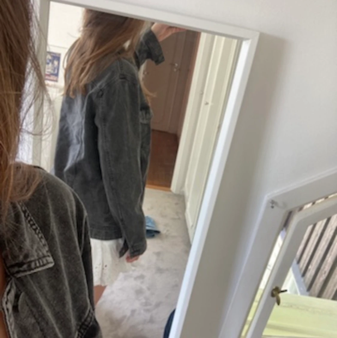 Grå jeansjacka - 91