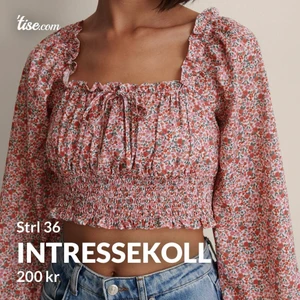 Intressekoll - Jättefin blus från NA-KD, använd en gång