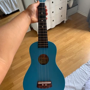 Ukulele - Nästan helt oanvänd blå ukulele😍