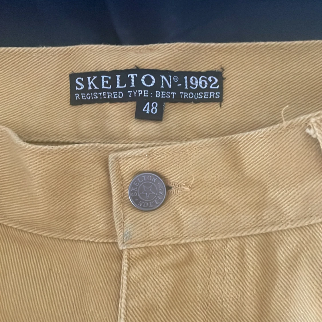 Skeleton yellow denim - 91