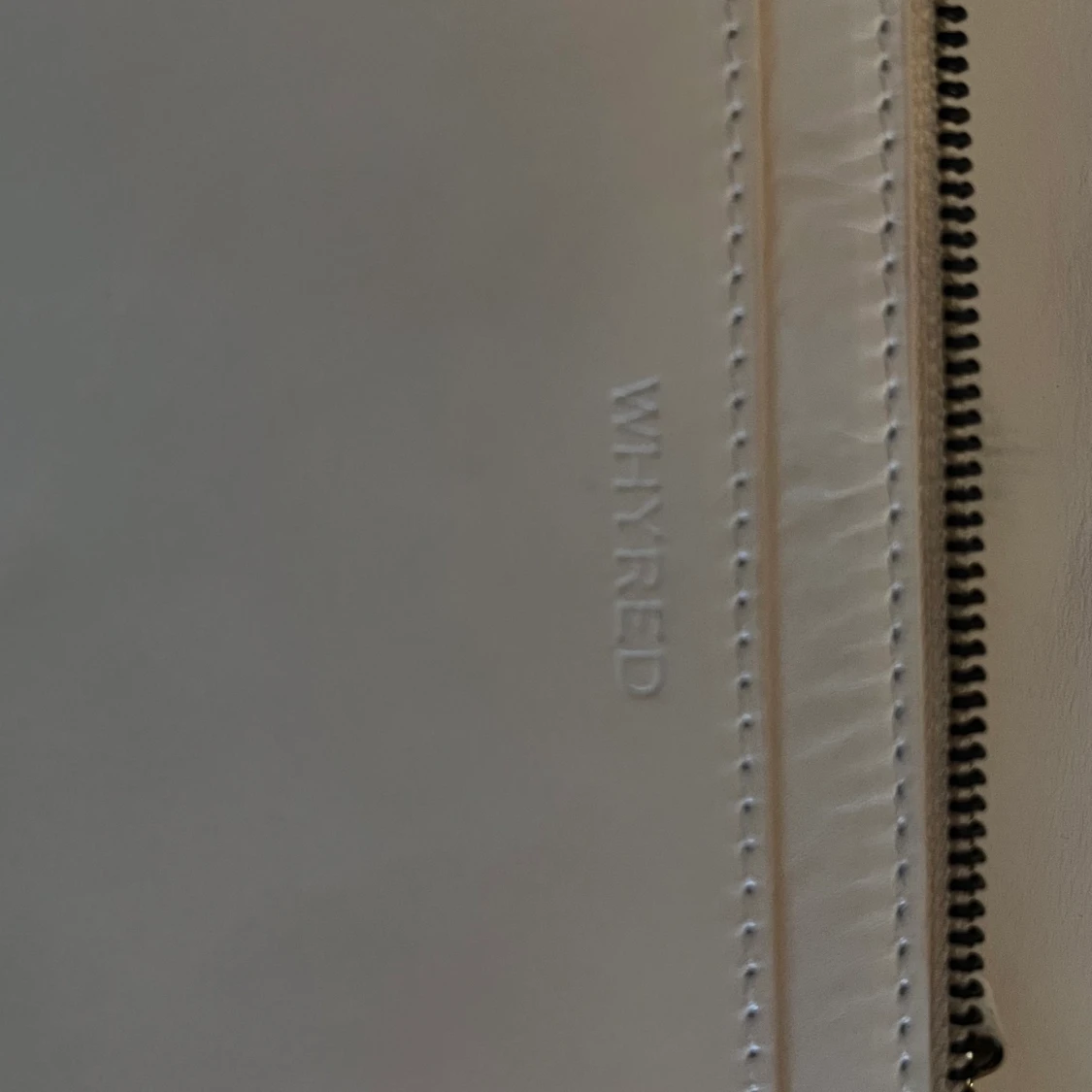 Beige läderväska - 90