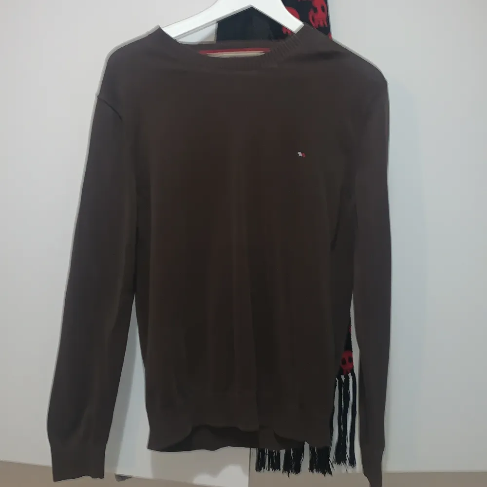 tommy hilfiger brown sweater. Hoodies.