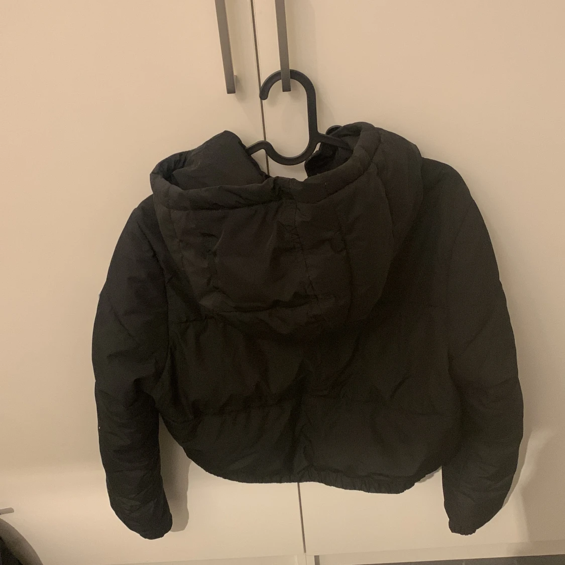 Cropped puffer - vinterjacka - black  - 90