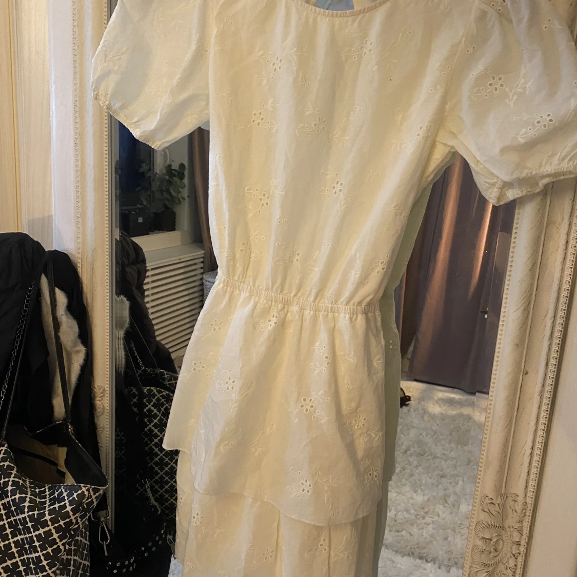 Vit klänning  - 90