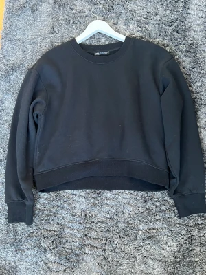 Tjocktröja från Zara - Säljer denna super fina tröja från Zara, i storlek S💘 köpte i somras men har använt den ungefär 2-3 gånger! Så den är i bra skick men tyvärr för liten för mig💕
