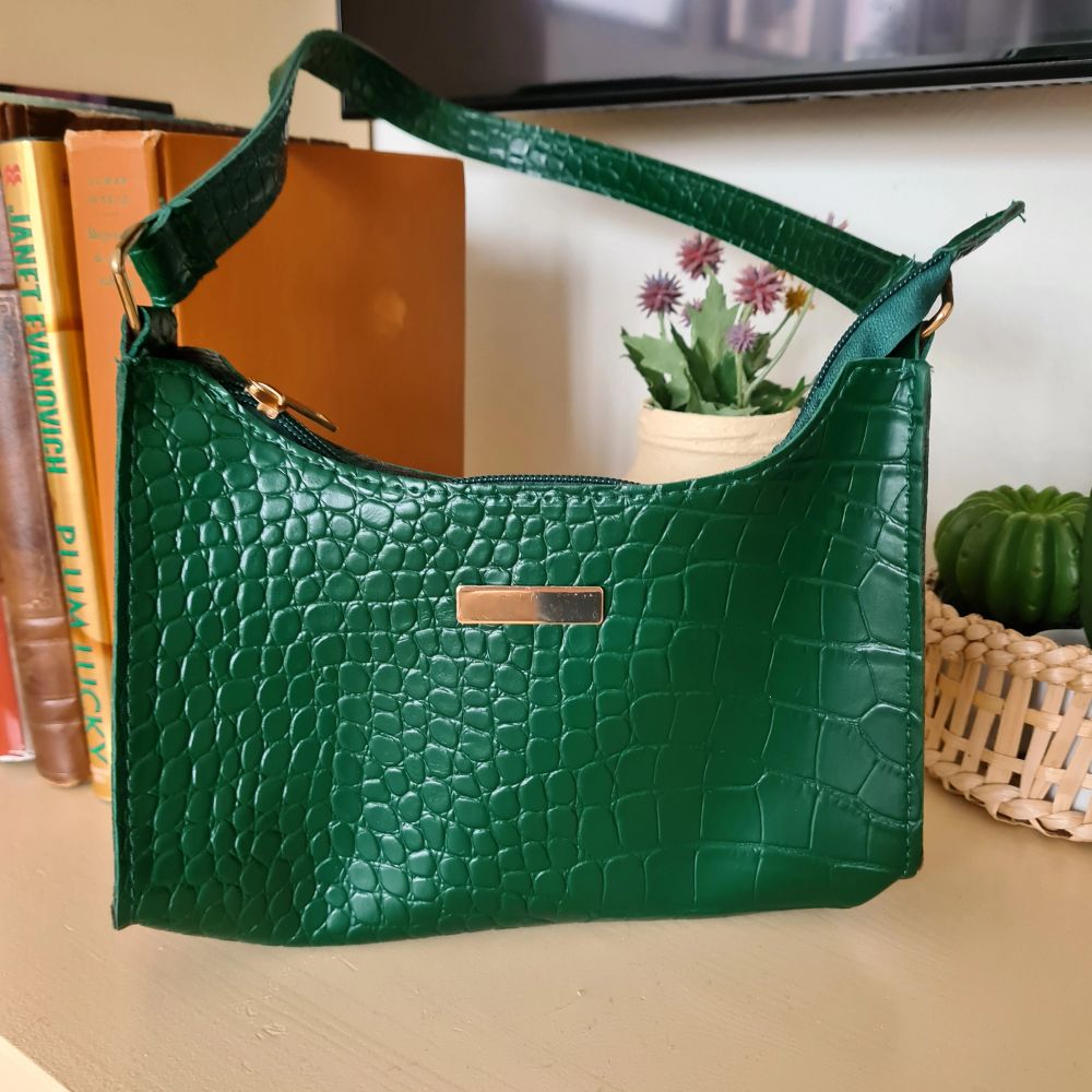 Grön Grön handväska - | Plick Second Hand