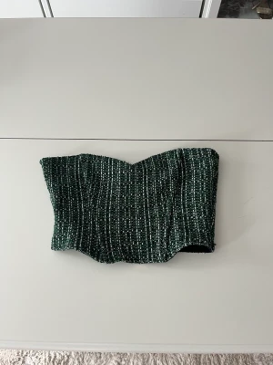 Croppad Zara korsett - Mönstrad och flerfärgad korsett