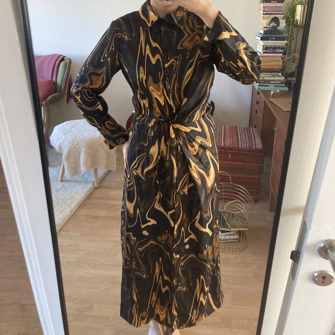 Mango skjortklänning