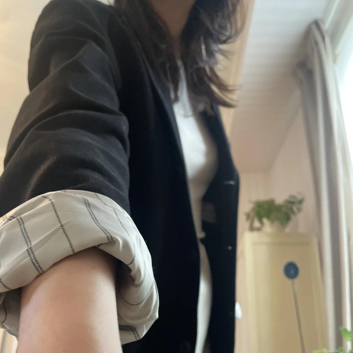 Svart vintage kavaj - 90