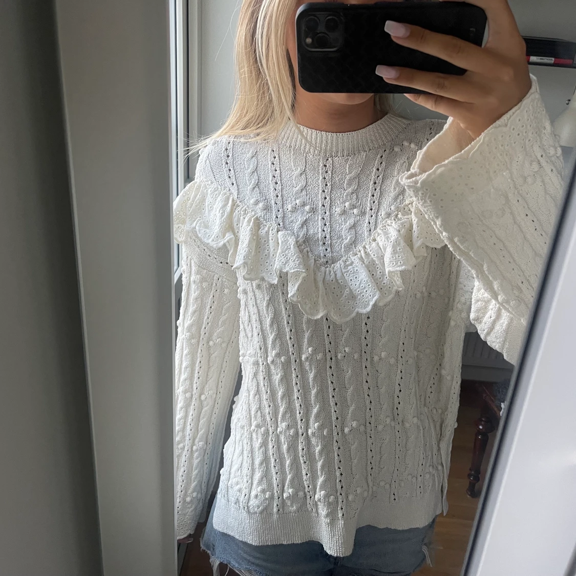 stickad tröja från zara ! 