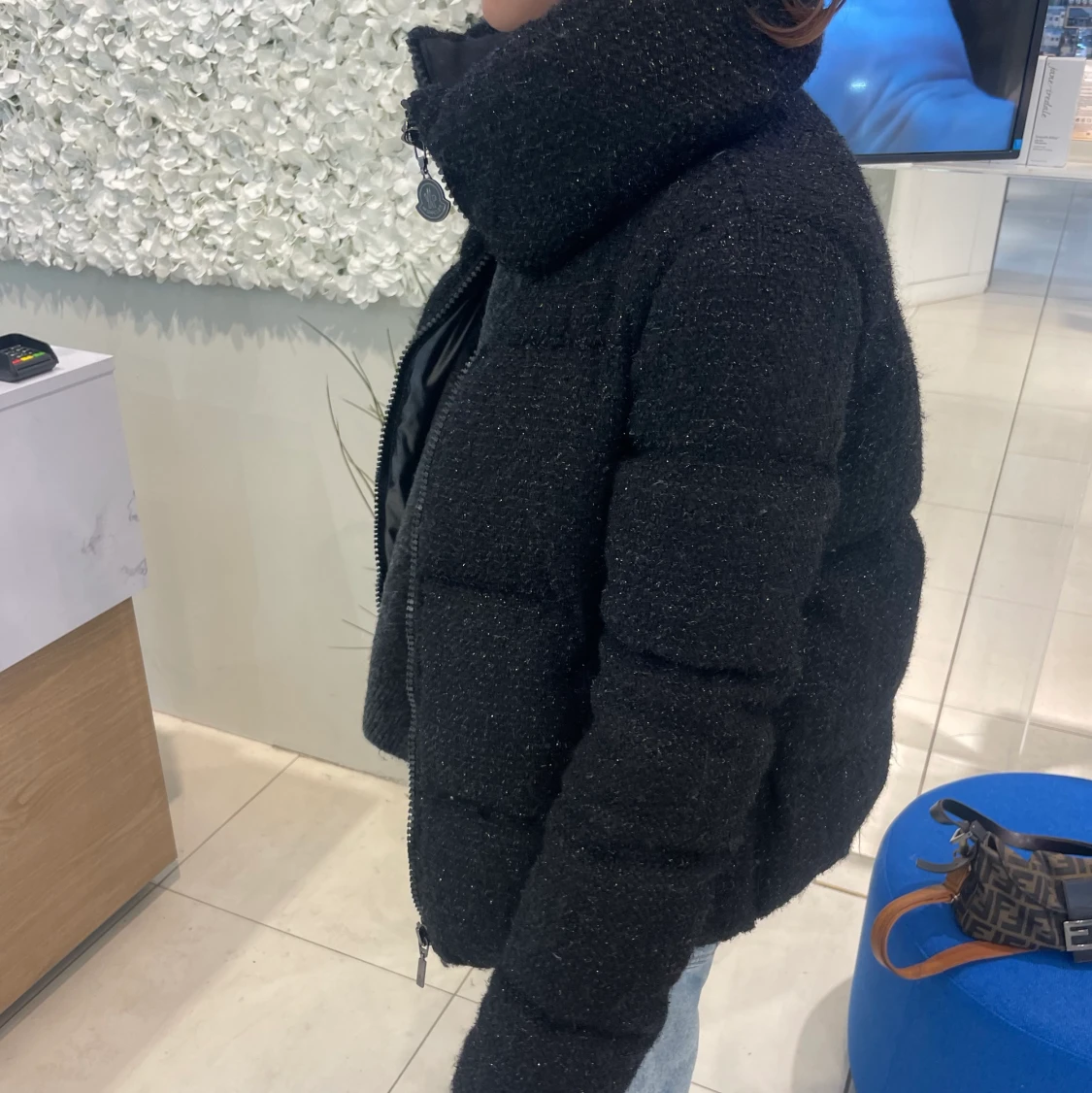 GLITTRIG MONCLERJACKA - 90