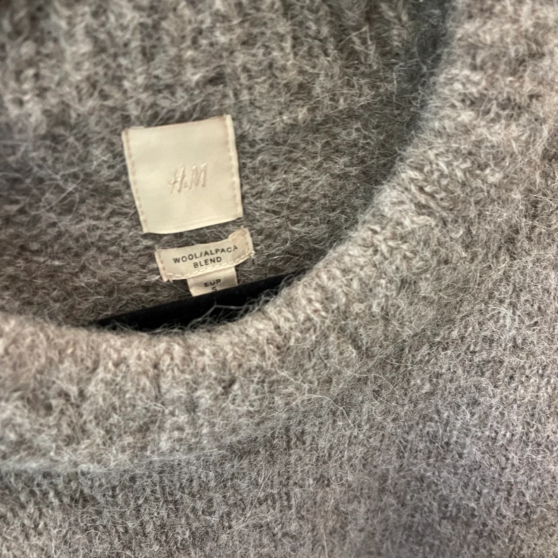 Ull/alpacka stickad tröja - 91