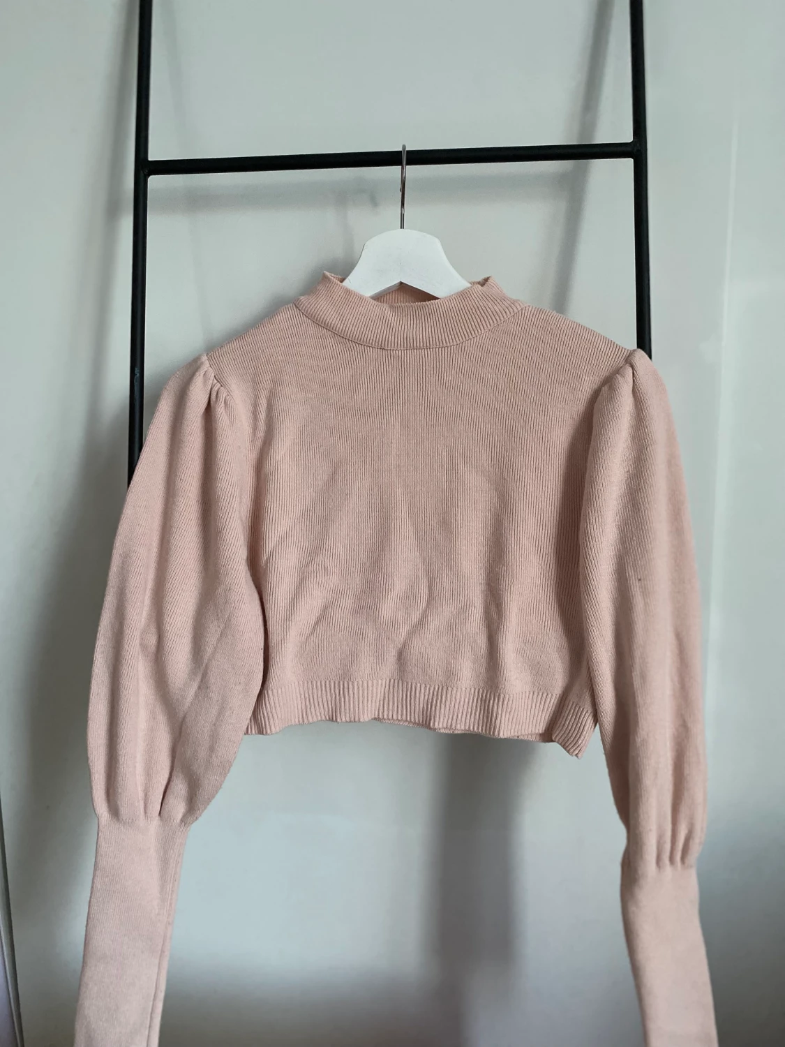 Rosa tröja med puffärmar✨ - 90