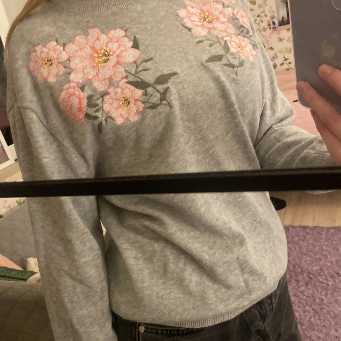 grå tröja  - 90
