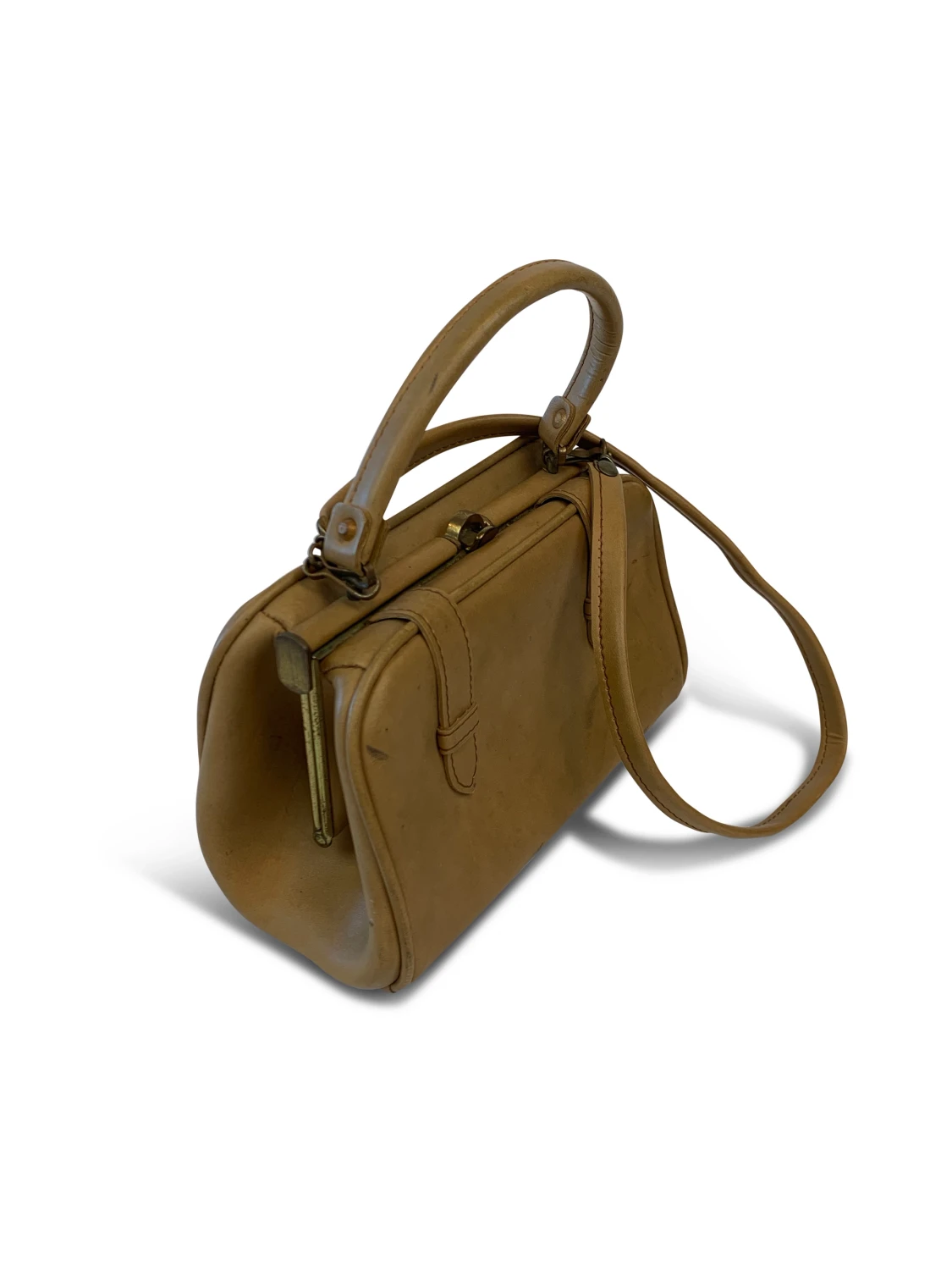 50's Smooth Leather Handbag - 90