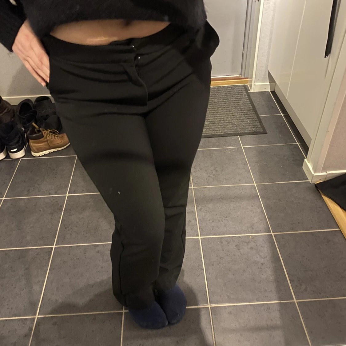 Kostym byxor med slits - 90