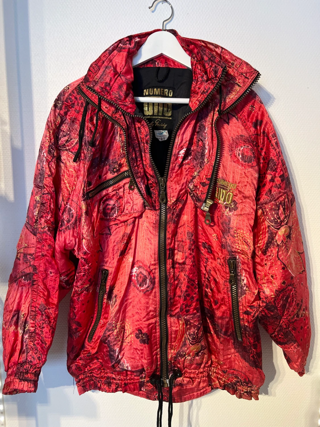 Vintage Super fin jacka i siden material 