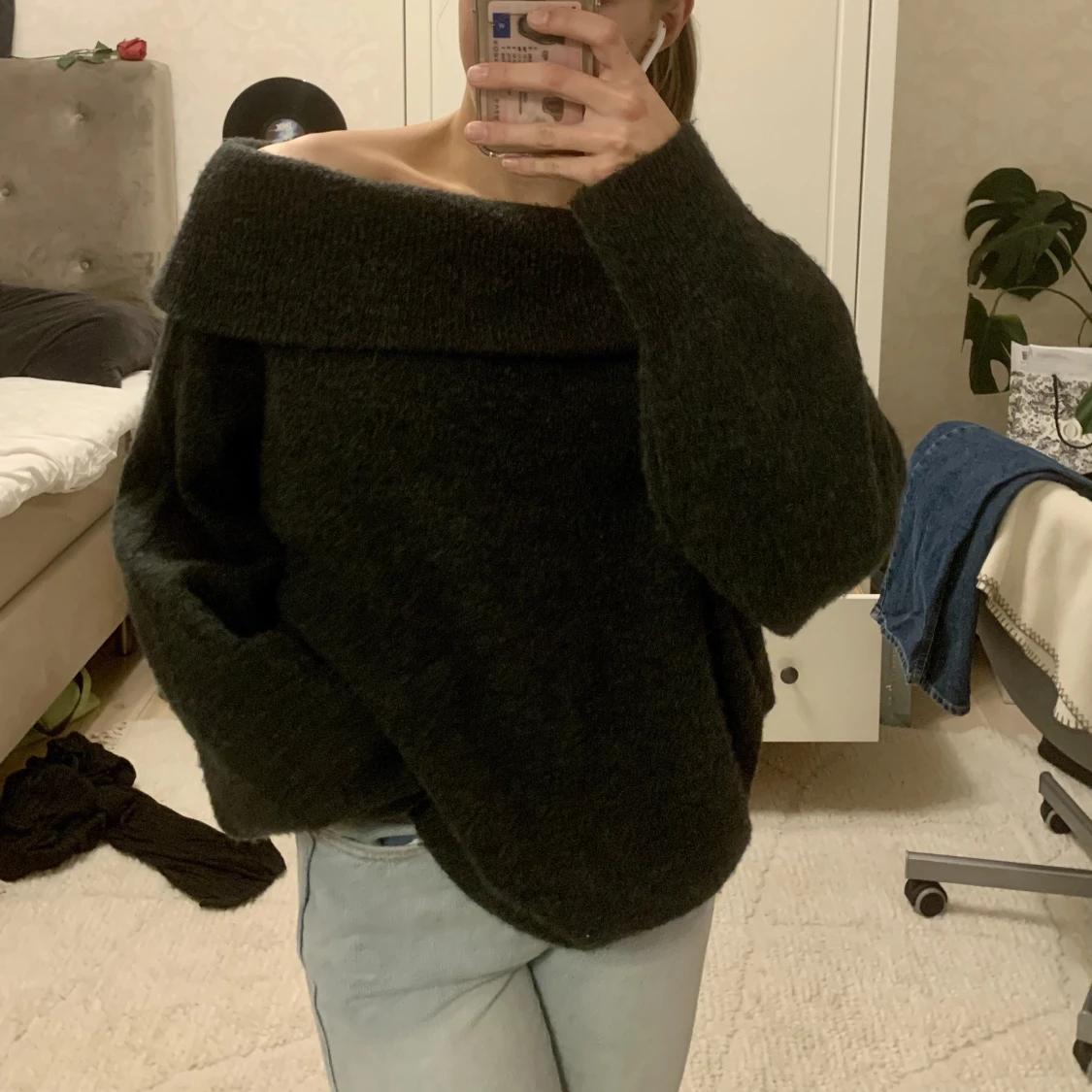 Stickad tröja