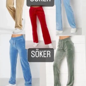 Juicy Couture byxor  - Söker juicy byxor i storlek xxs och pris mellan 400-600kr. Helst röd eller grön men andra färger funkar också. Jag köper bara vid snabb affär ❤️❤️